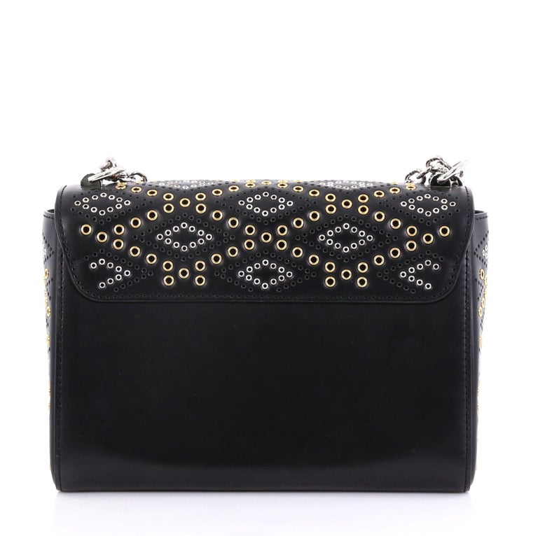 Louis Vuitton Twist Handbag Limited Edition Grommet Embellished Leather ...