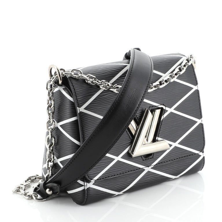 Louis Vuitton White Epi Leather Twist MM Bag at 1stDibs