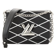 Louis Vuitton Twist Handbag Limited Edition Malletage Epi Leather PM