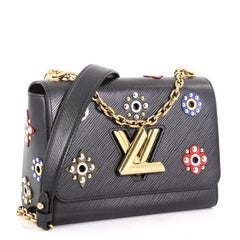 Louis Vuitton Twist Handtasche Limited Edition Mechanische Blumen Epi Leder MM
