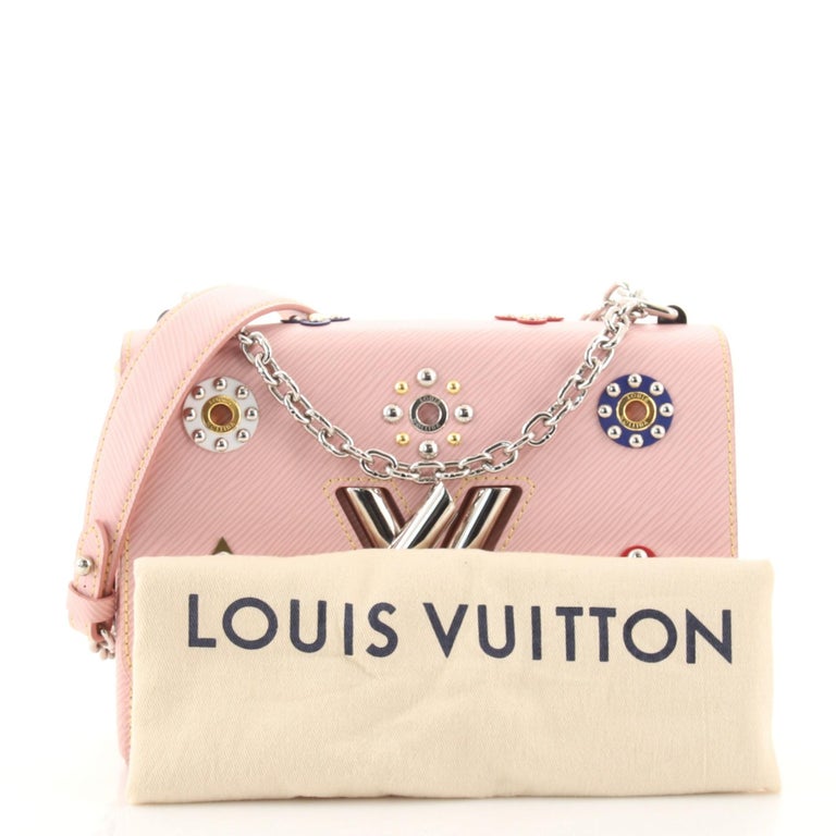 Louis Vuitton Pink Epi Twist Bag MM Silver Hardware Available For Immediate  Sale At Sotheby's