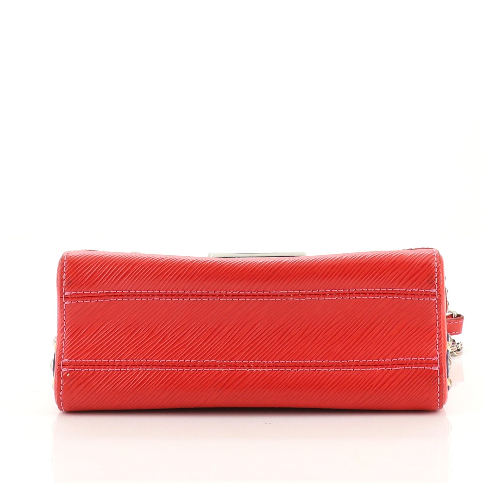 Louis Vuitton Twist Handtasche Limited Edition Mechanische Blumen Epi Leder MM für Damen oder Herren