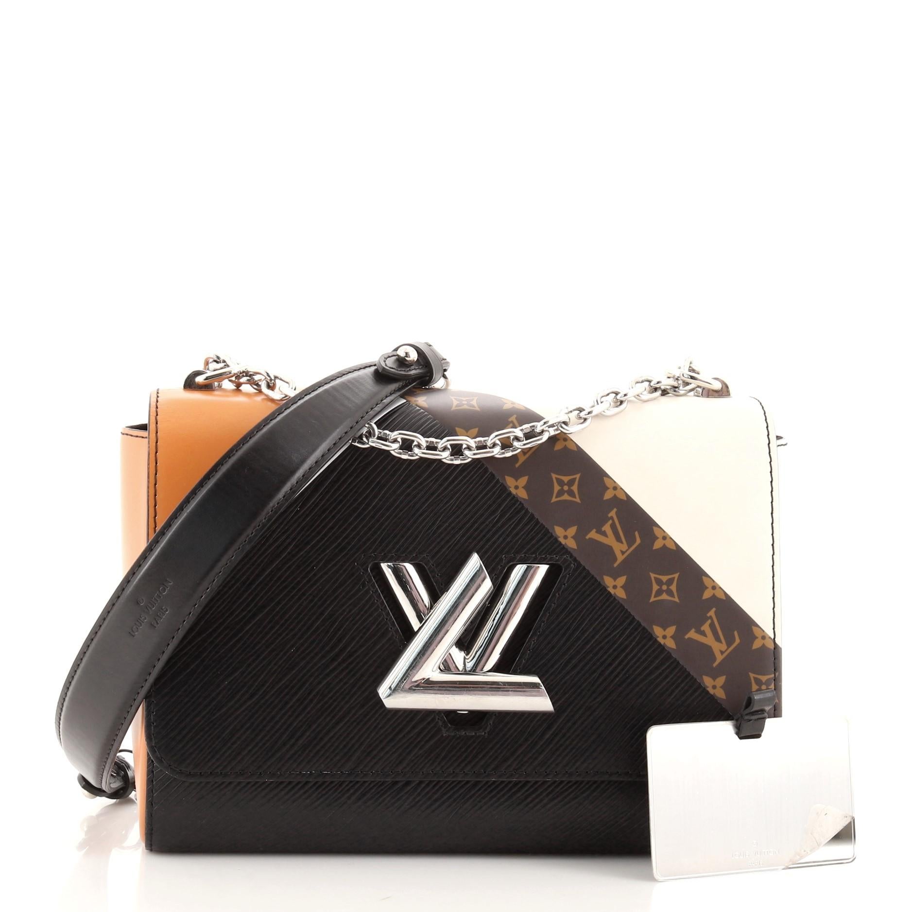 Black Louis Vuitton Twist Handbag Limited Edition Monogram Canvas and Leather MM