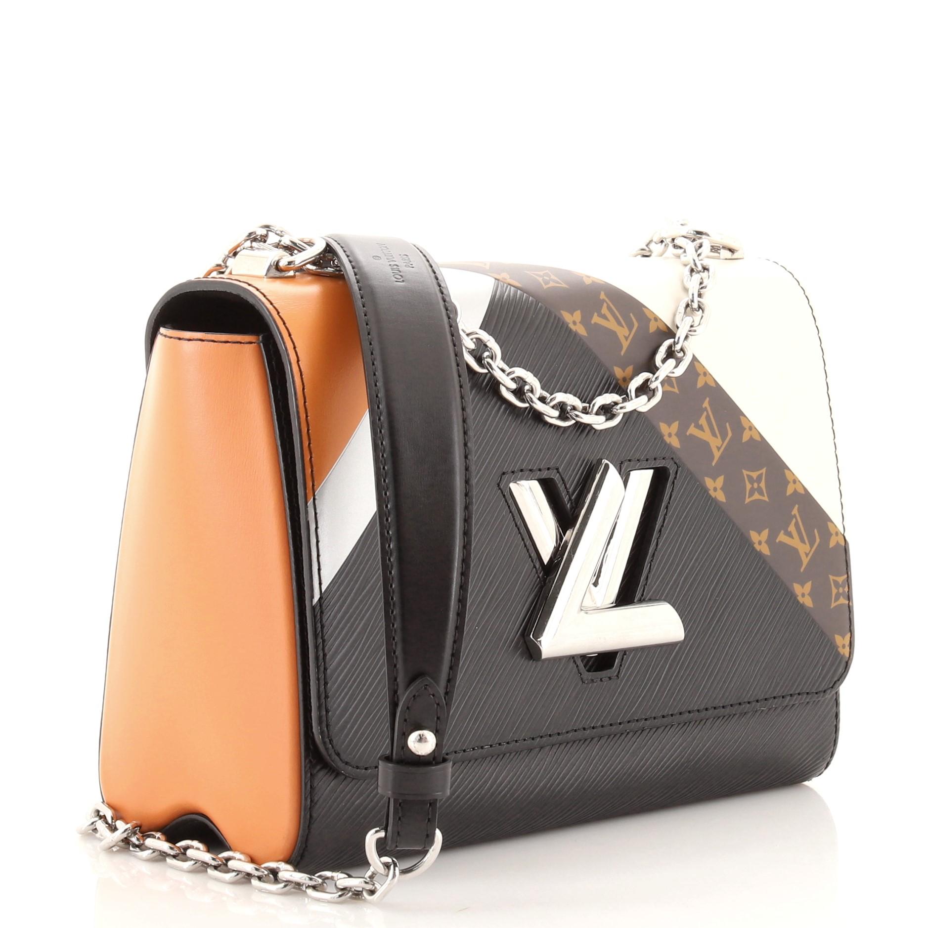 Louis Vuitton Twist Handbag Limited Edition Monogram Canvas and Leather MM In Good Condition In NY, NY