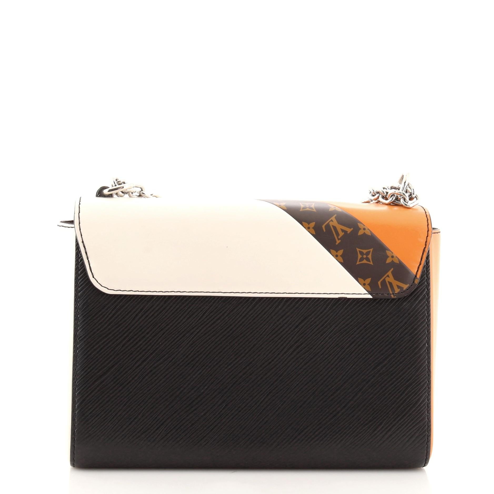 Women's or Men's Louis Vuitton Twist Handbag Limited Edition Monogram Canvas and Leather MM