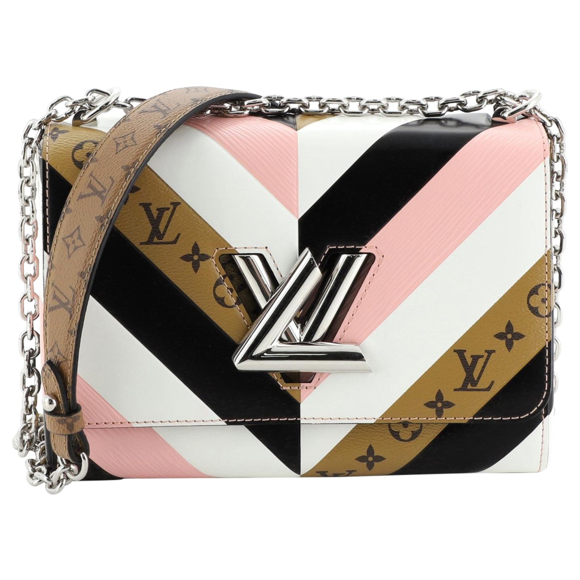 Louis Vuitton Twist Handbag Limited Edition Monogram Canvas And Leather MM 