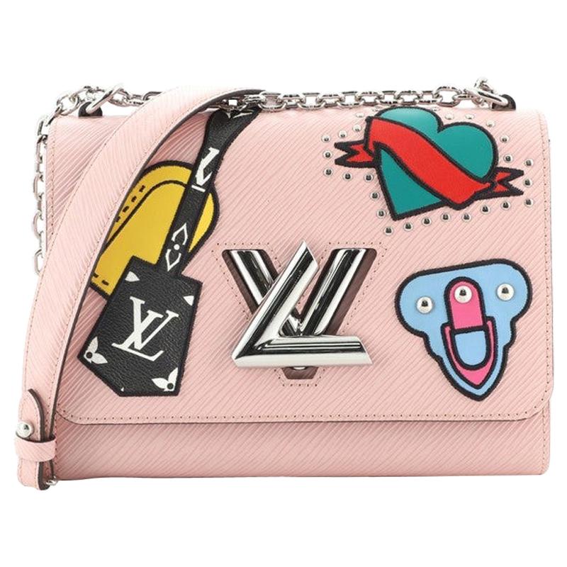 Louis Vuitton Twist Handbag Limited Edition Patches Epi Leather MM