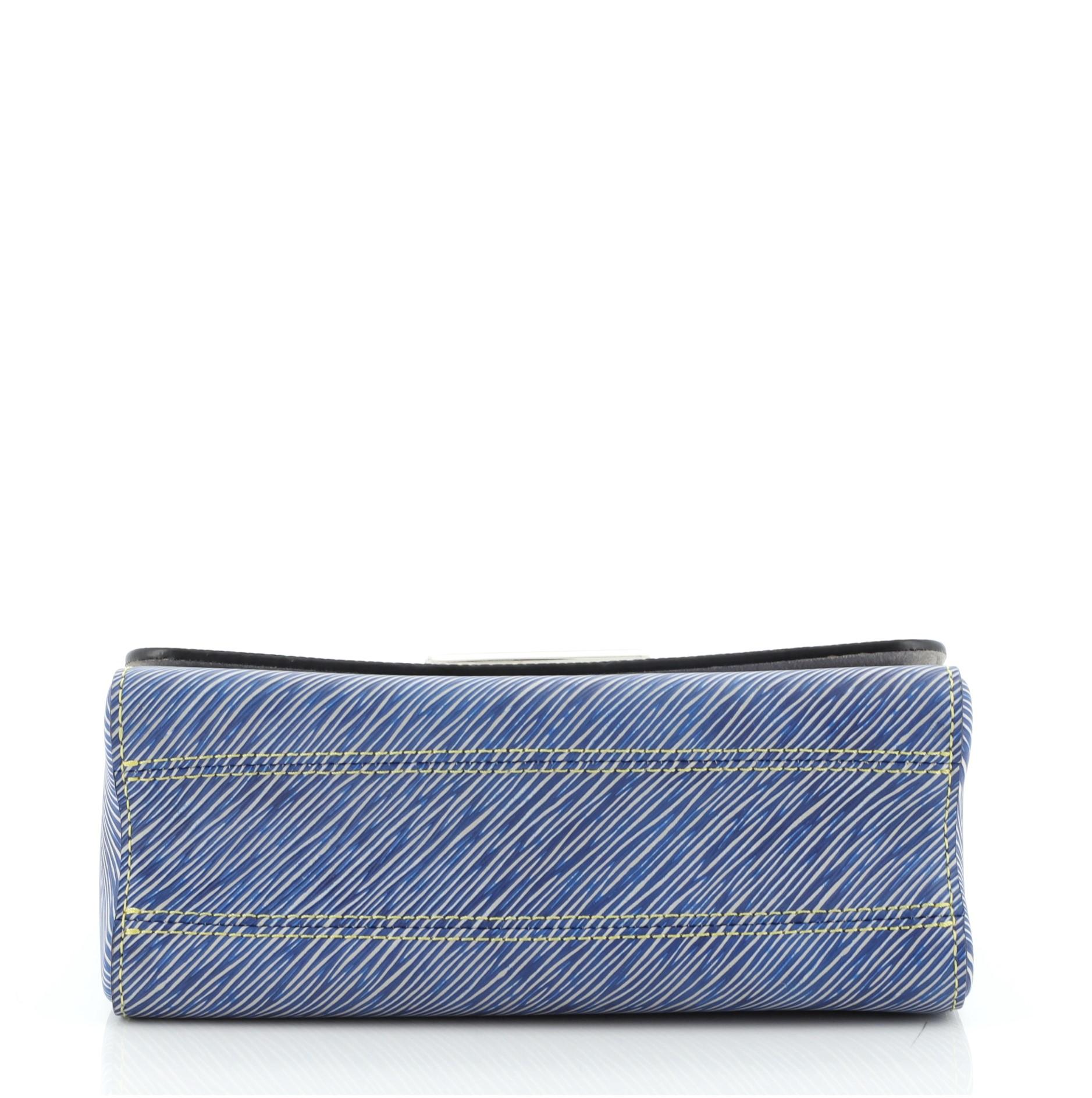 Women's Louis Vuitton Twist Handbag Limited Edition Pin Embellished Epi Leather MM