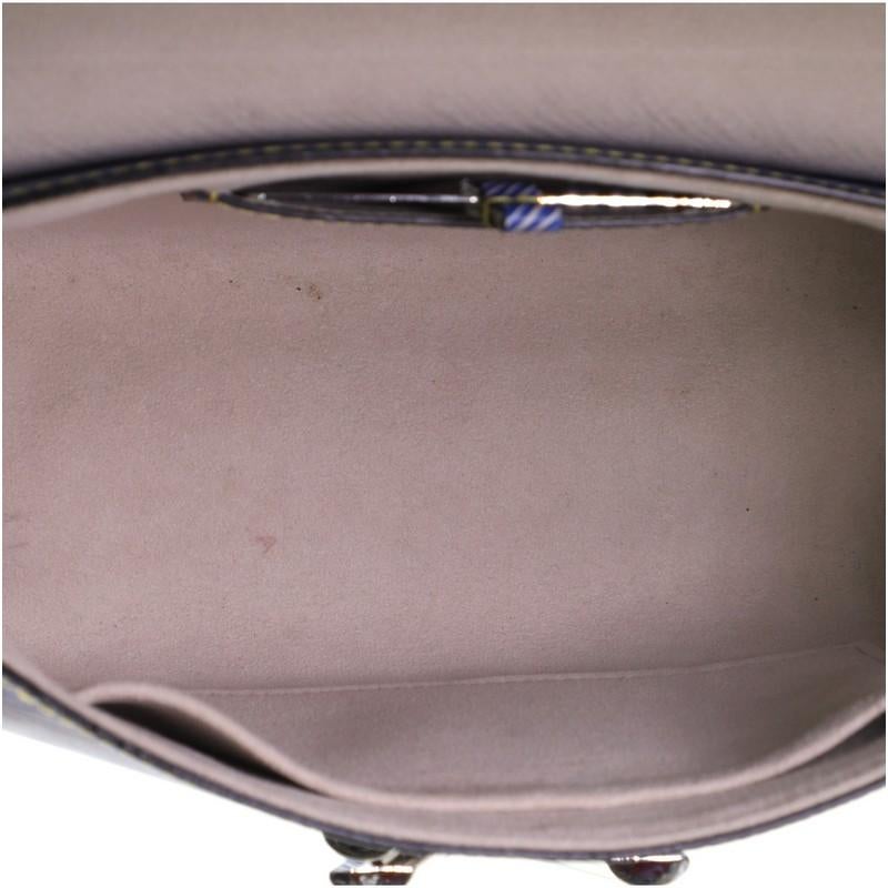 Women's or Men's Louis Vuitton Twist Handbag Limited Edition Pin Embellished Epi Leather MM