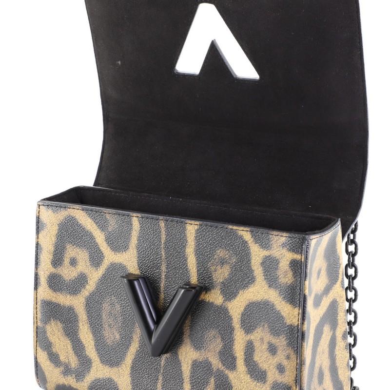 Louis Vuitton Twist Handbag Limited Edition Printed Leather MM  2