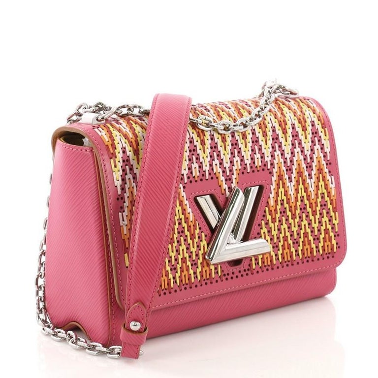 Louis Vuitton Twist Handbag Limited Edition Stitched Epi Leather MM at 1stdibs