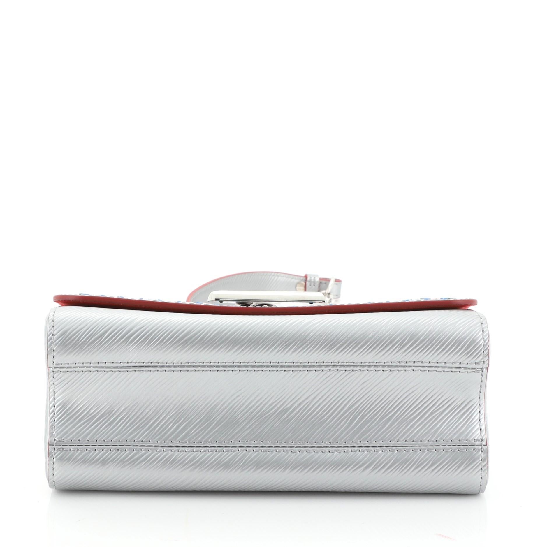 Women's or Men's Louis Vuitton Twist Handbag Limited Edition Stitched Epi Leather MM