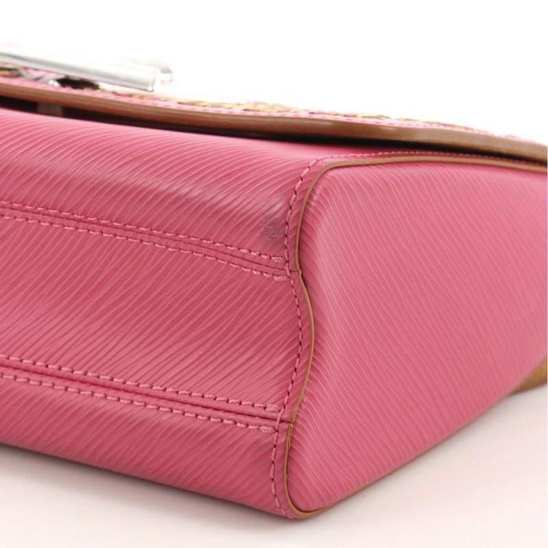 Louis Vuitton Twist Handbag Limited Edition Stitched Epi Leather MM at