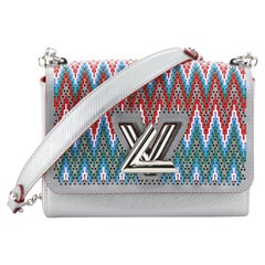 Louis Vuitton Twist Handbag Limited Edition Stitched Epi Leather MM