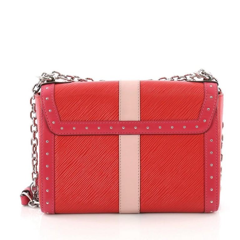 Louis Vuitton Twist Handbag Limited Edition Trunks Epi Leather MM