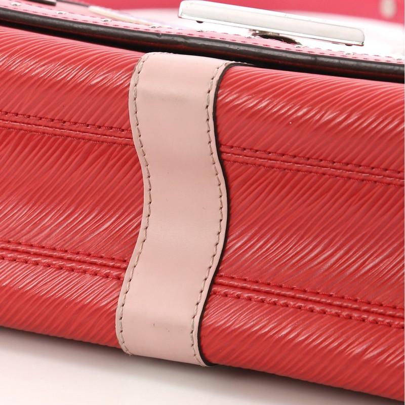 Louis Vuitton Twist Handbag Limited Edition Trunks Epi Leather MM 1