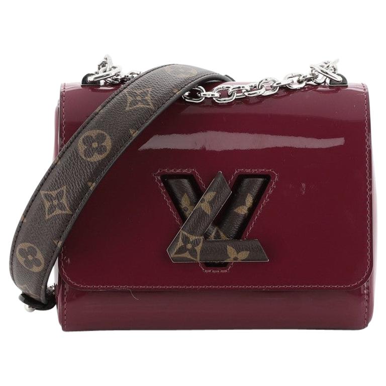 Louis Vuitton Twist Handbag Limited Edition Vernis With Monogram Canvas PM