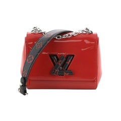 Louis Vuitton Twist Handbag Limited Edition Vernis With Monogram Canvas PM 