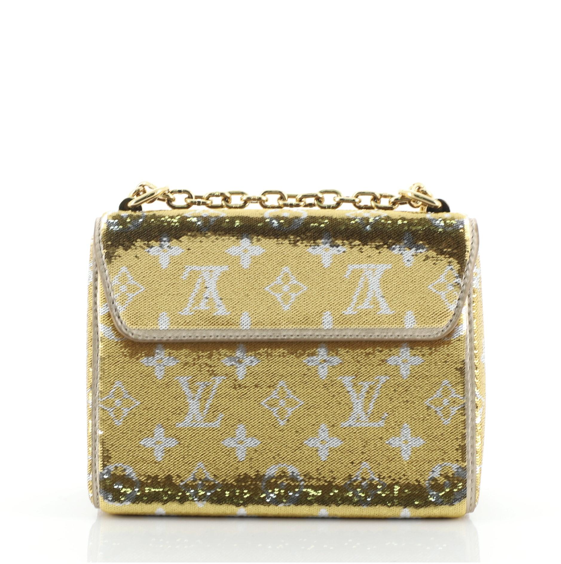 Louis Vuitton Borsetta Twist Monogram Paillettes PM In condizioni buone a NY, NY