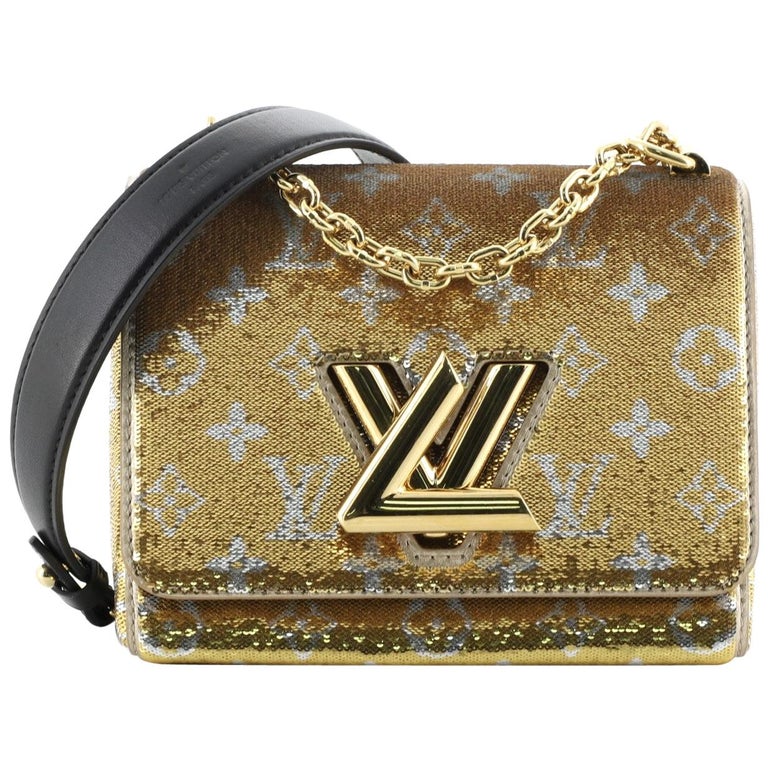 Louis Vuitton Twist Handbag Monogram Sequins PM
