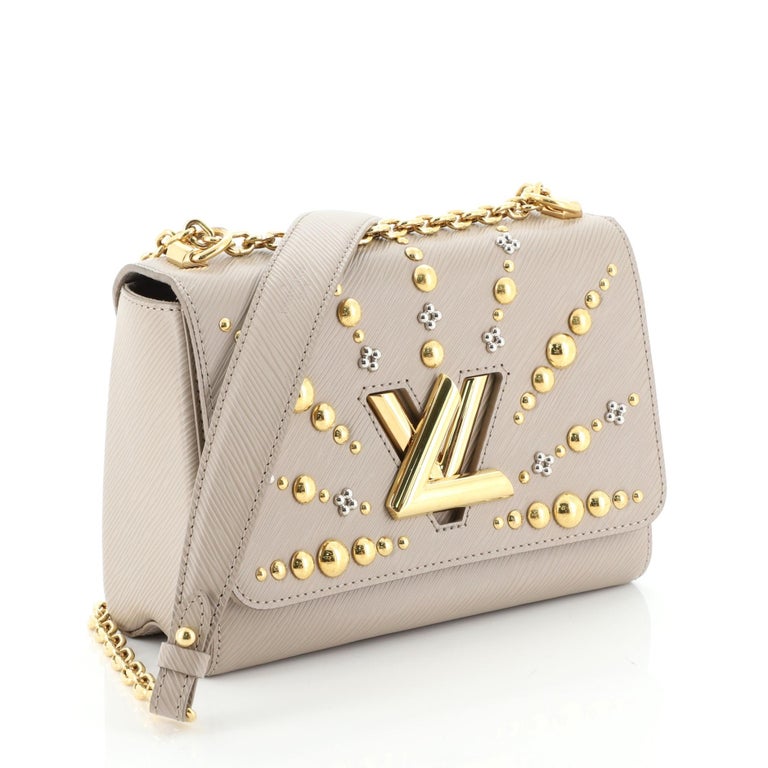 Louis Vuitton Epi Sol Studded Twist MM Chain Bag
