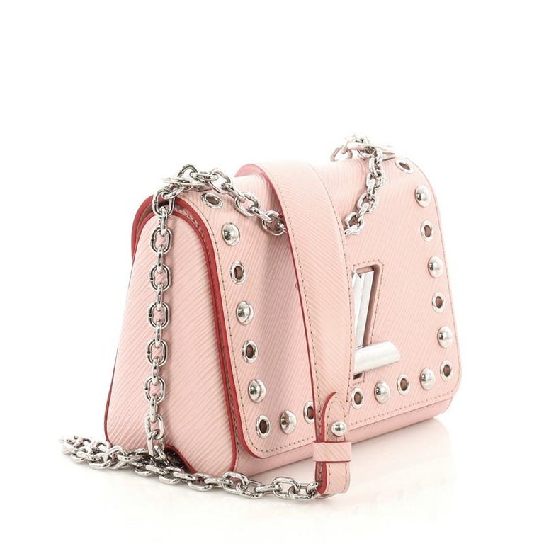 Louis Vuitton Twist Handbag Studded Epi Leather PM For Sale at 1stdibs