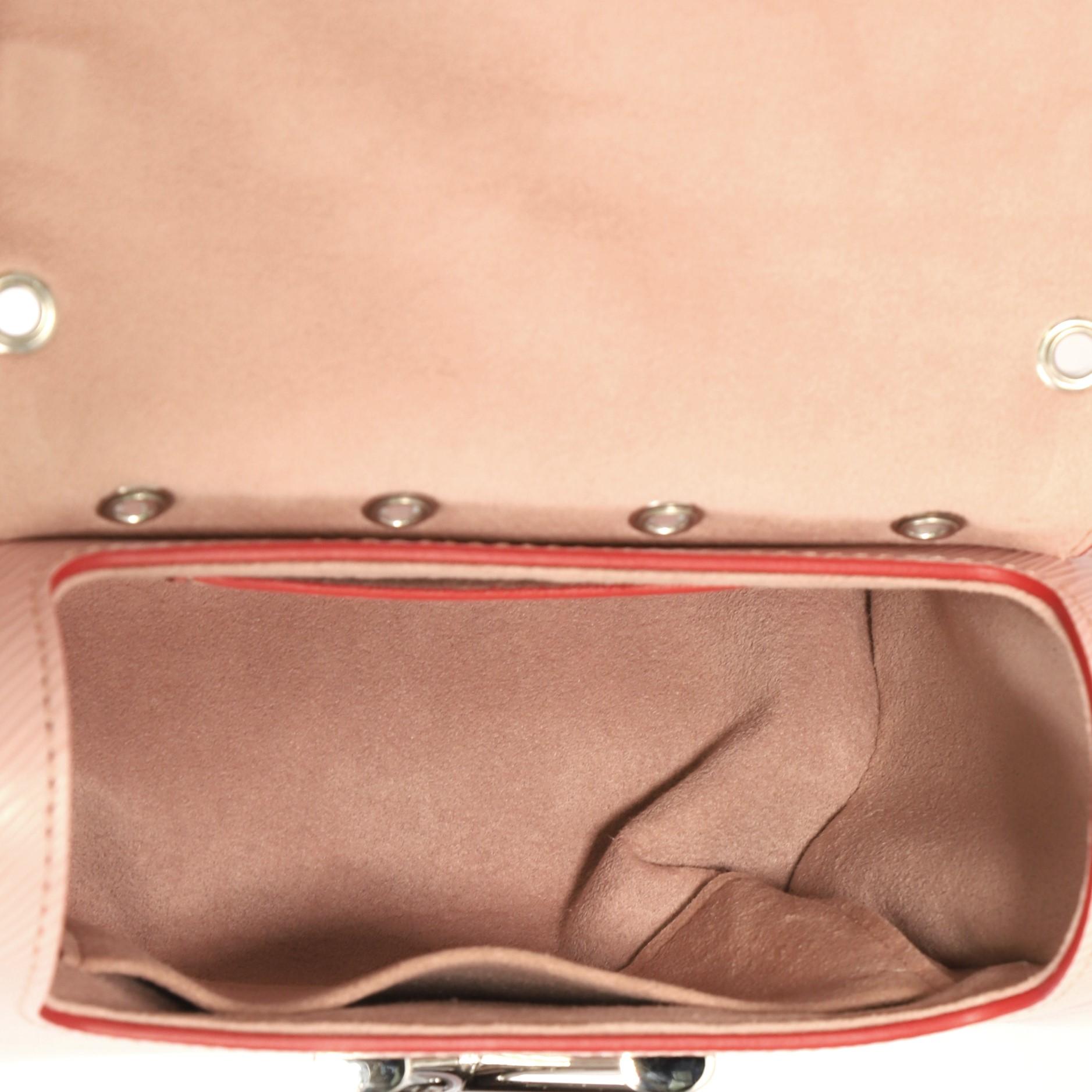 Louis Vuitton Twist Handbag Studded Epi Leather PM 1