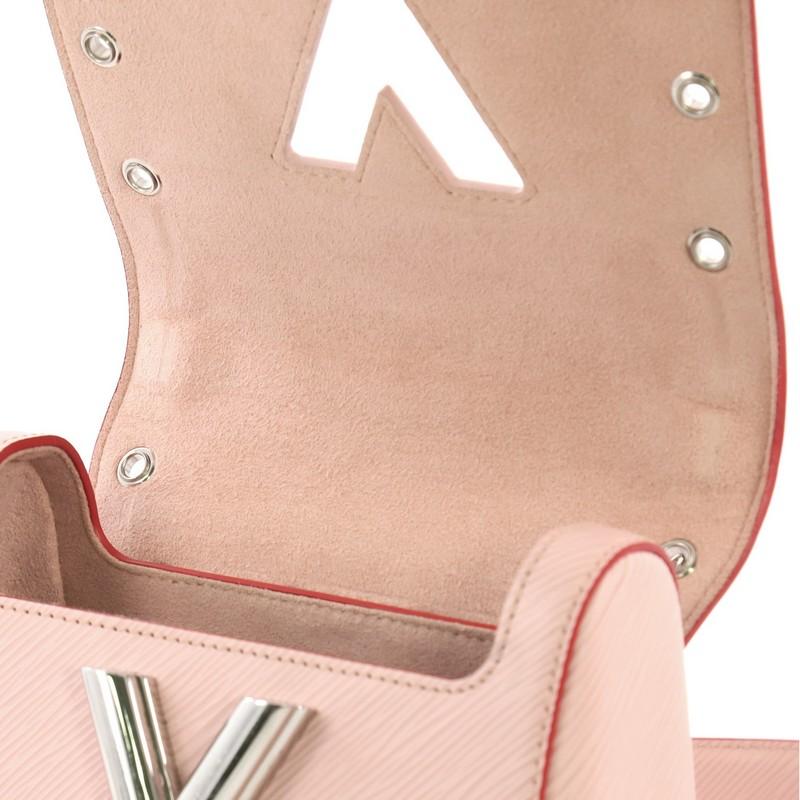 Louis Vuitton Twist Handbag Studded Epi Leather PM 3