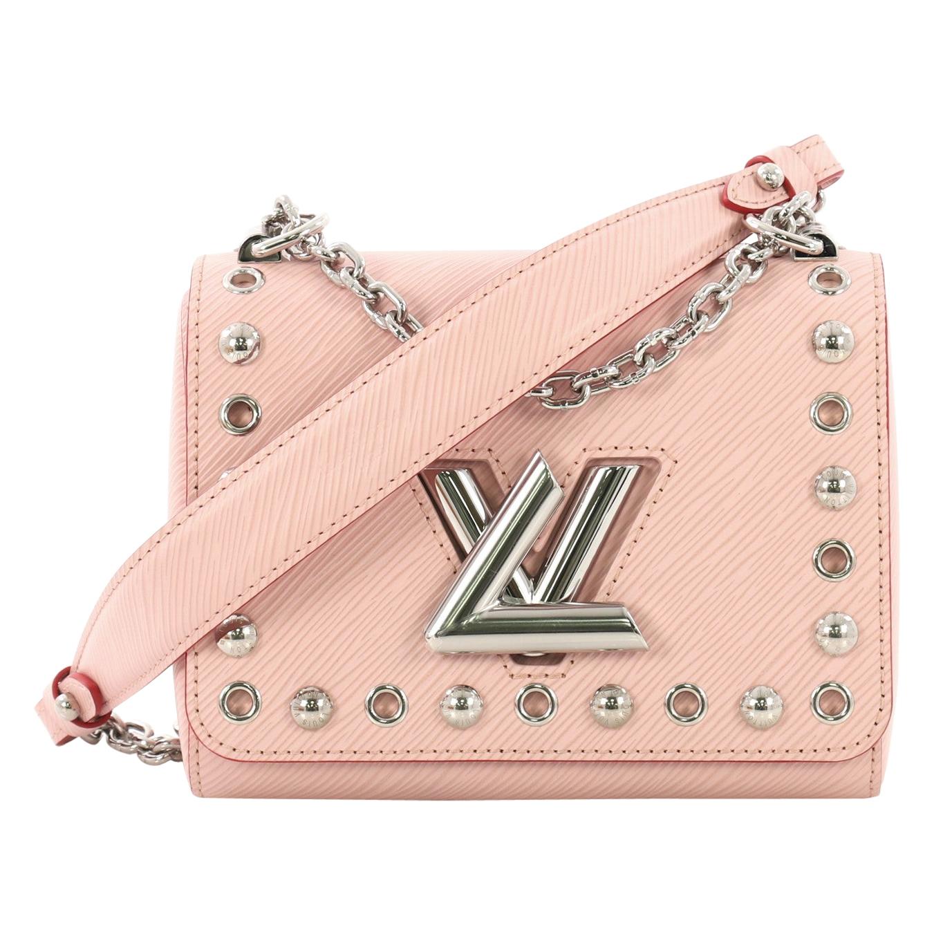 Louis Vuitton Twist Handbag Studded Epi Leather PM