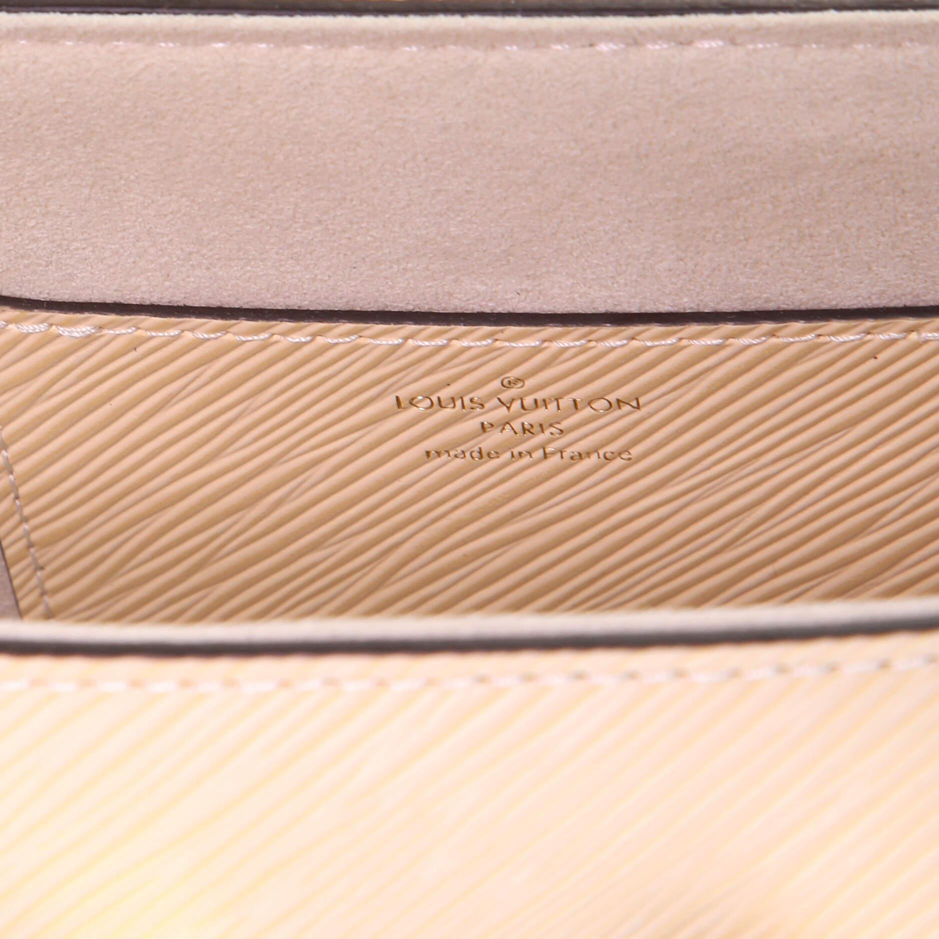 Louis Vuitton Twist Handbag Teddy Fleece with Epi Leather MM 3
