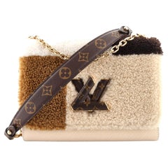 Louis Vuitton Twist Handtasche aus Teddy-Fleece mit Epi-Leder MM