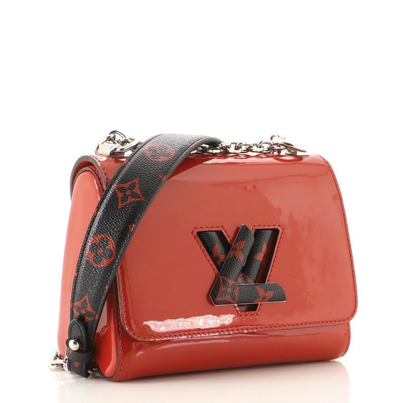 Louis Vuitton Twist Handtasche Vernis mit Monogramm Canvas PM im Zustand „Gut“ in NY, NY