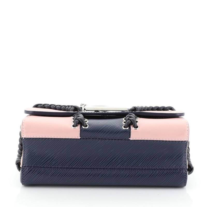 Women's Louis Vuitton Twist Handbag Whipstitch Epi Leather MM