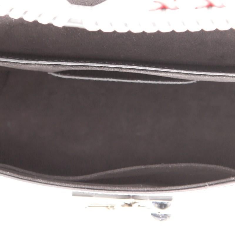 Louis Vuitton Twist Handbag Whipstitch Epi Leather MM 1