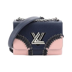 Louis Vuitton Twist Handbag Whipstitch Epi Leather MM