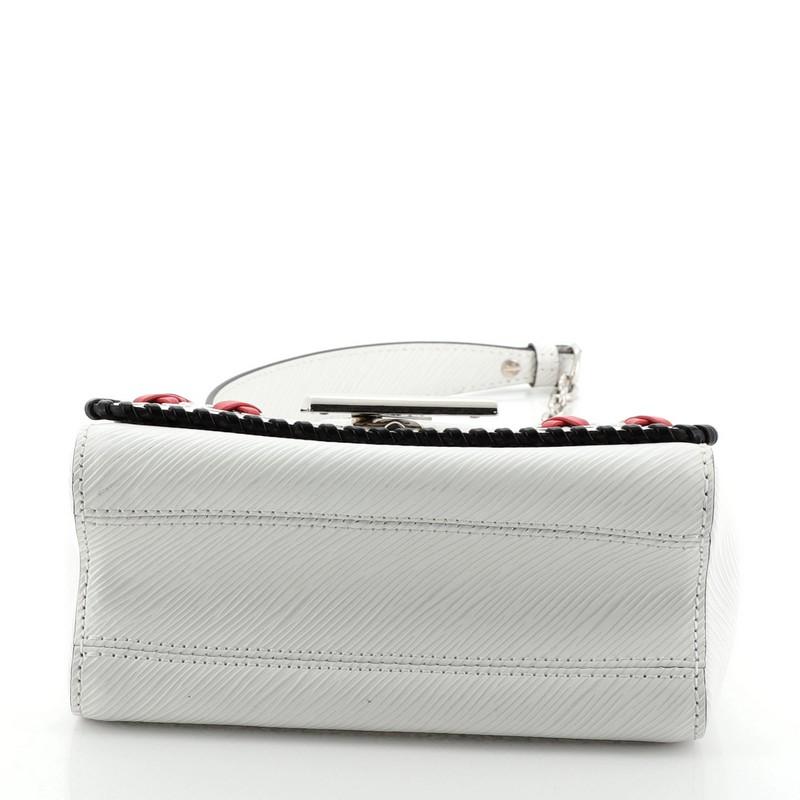 Women's or Men's Louis Vuitton Twist Handbag Whipstitch Epi Leather PM