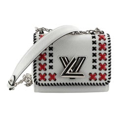 Louis Vuitton Twist Handbag Whipstitch Epi Leather PM