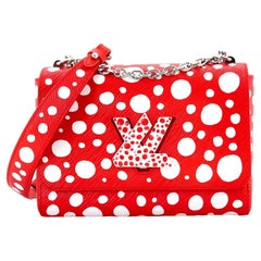 Authentic Louis Vuitton X Kusama White S/M Polka Dots Shopping Gift Bag  10x8x6"