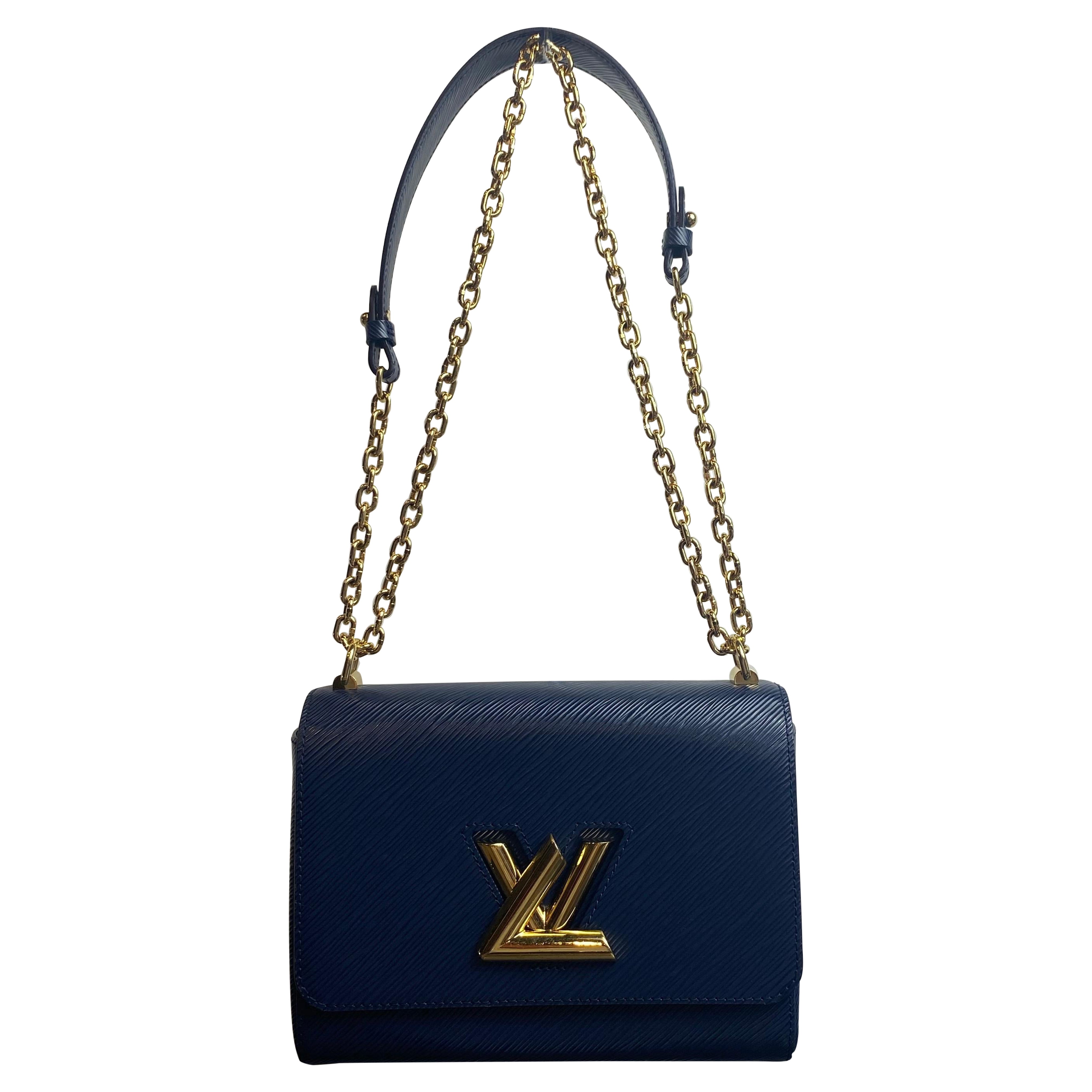 Louis Vuitton Twist in blue Epi leather.