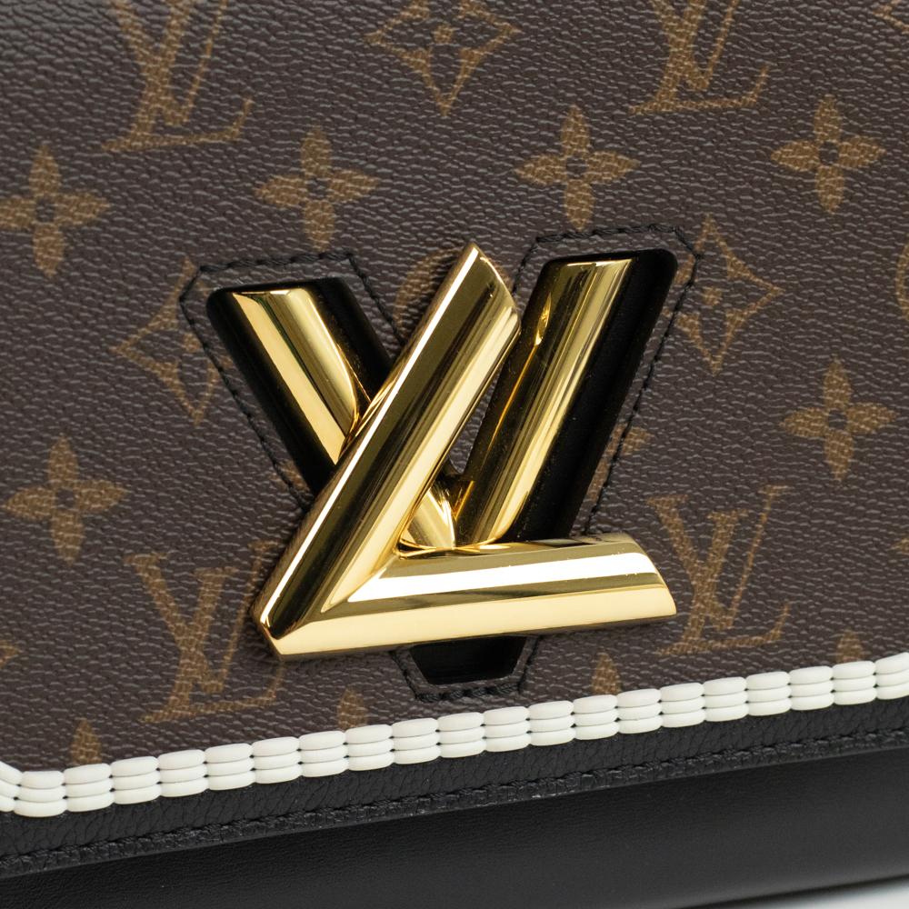 Louis Vuitton, gedrechselt in braunem Leder 7