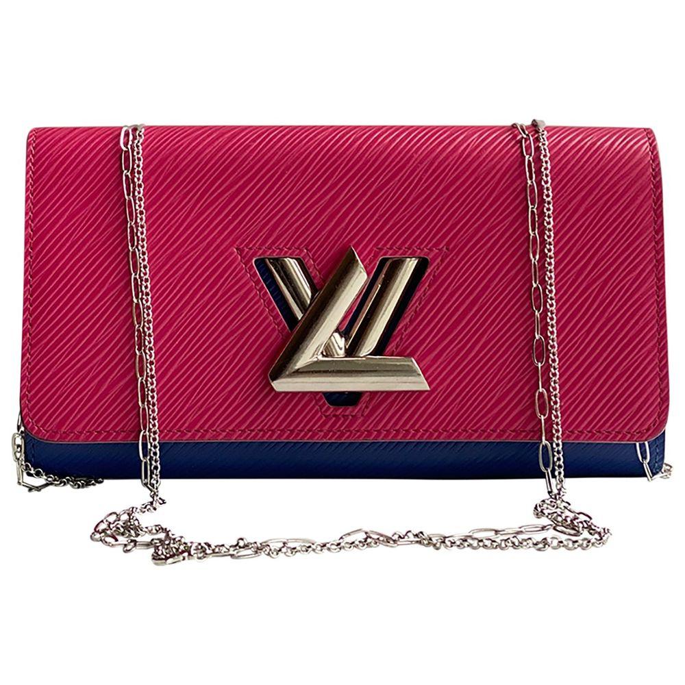 Louis Vuitton Twist shoulder bag in blue and pink leather