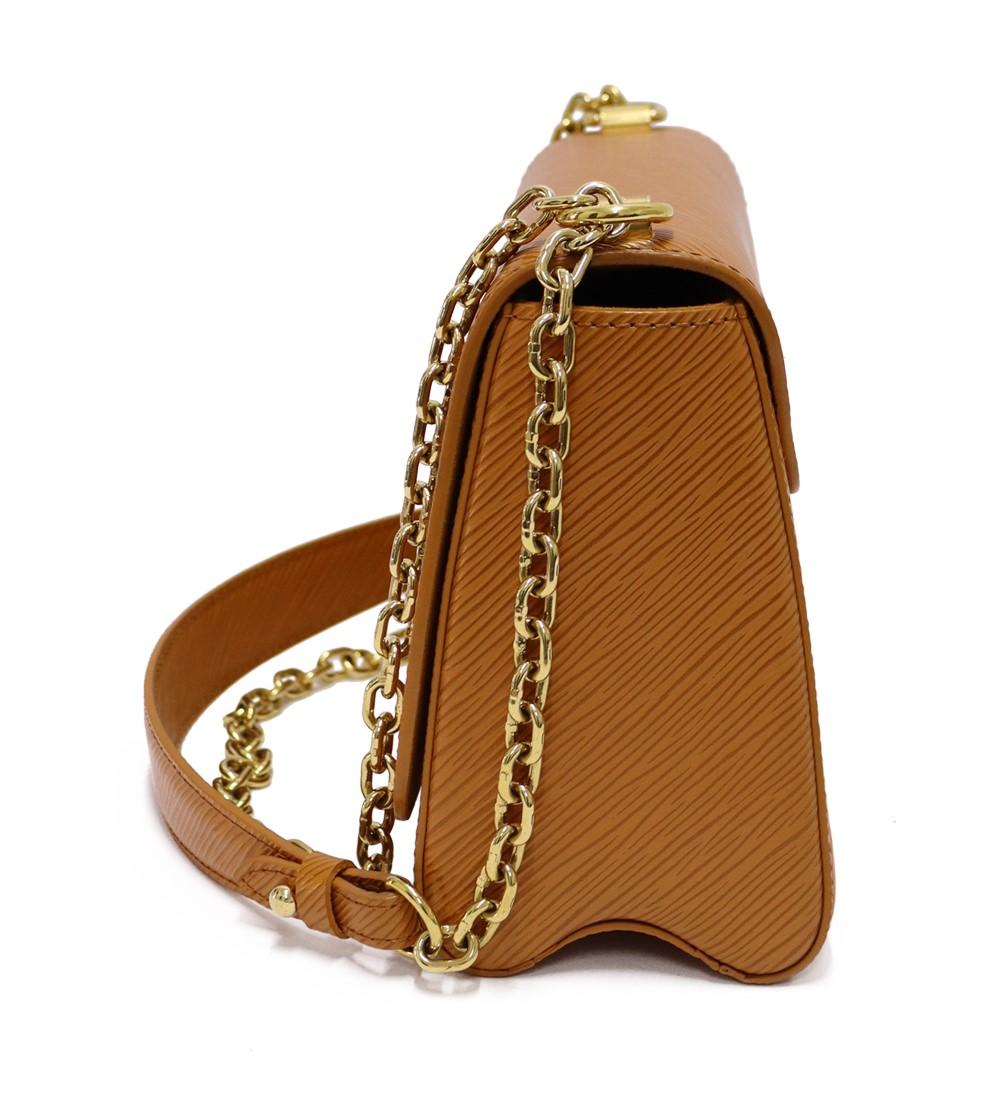 Women's Louis Vuitton Twist Lock MM Epi Leather Chain Bag