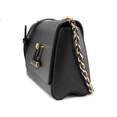 Louis Vuitton Twist MM Black Epi Leather Gold-Tone Chain Shoulder Bag