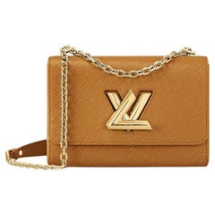 Louis Vuitton Twist MM Chain Bag Honey Gold Epi grained cowhide leather