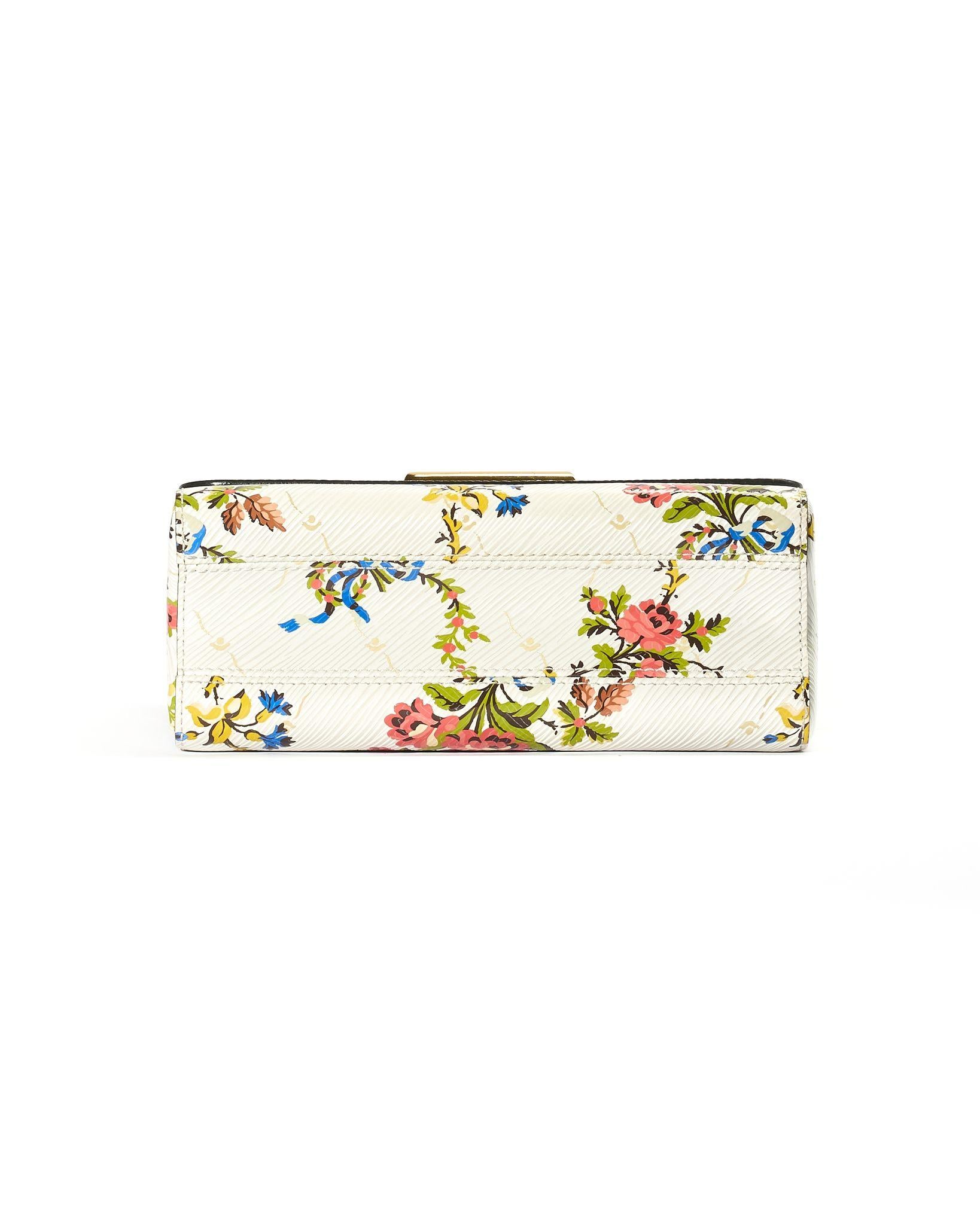 Women's Louis Vuitton Twist MM Floral Epi White For Sale