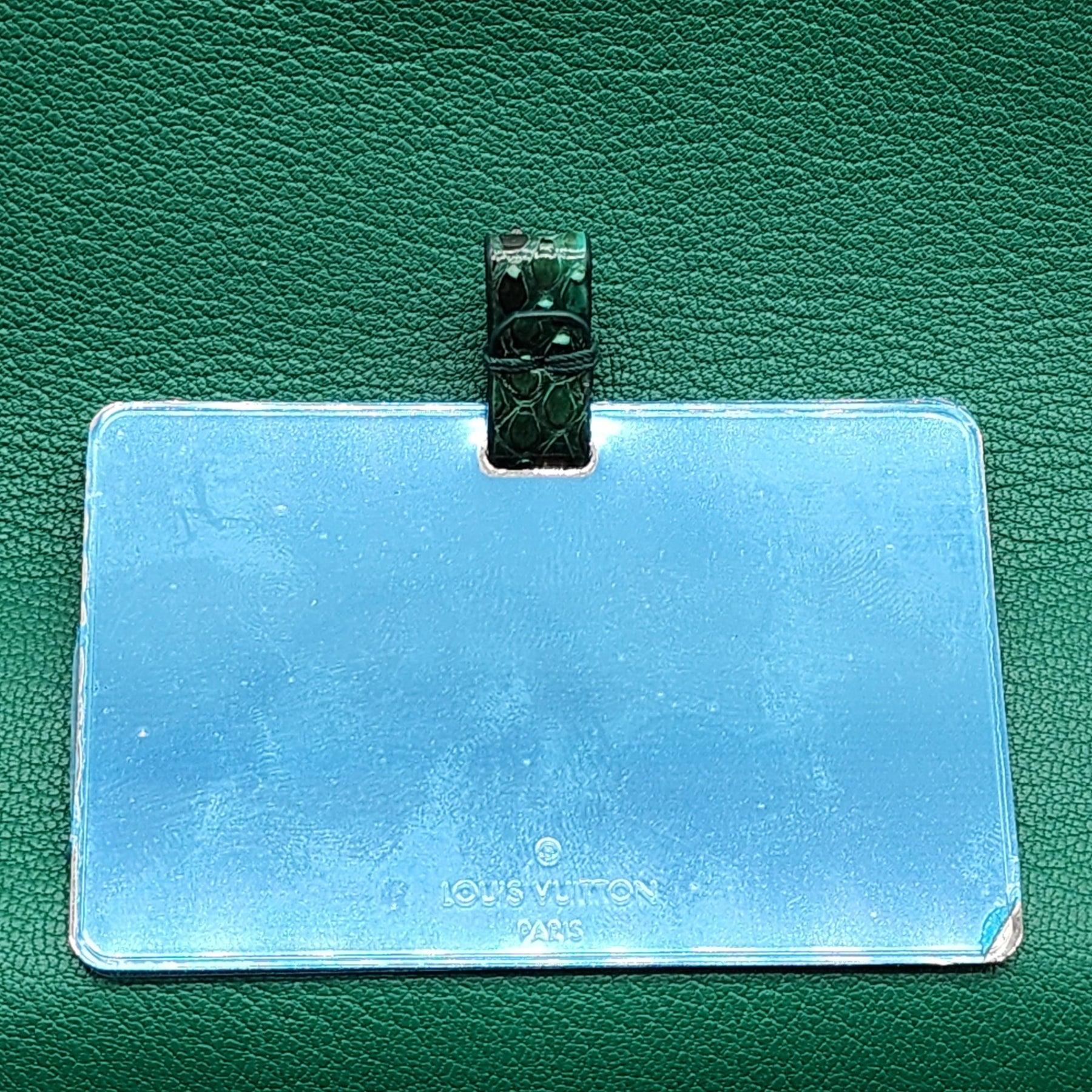 Louis Vuitton Twist MM Green Python For Sale 9