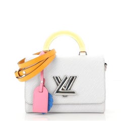 Louis Vuitton Twist Handbag Damier Monogram LV Pop Canvas MM at 1stDibs