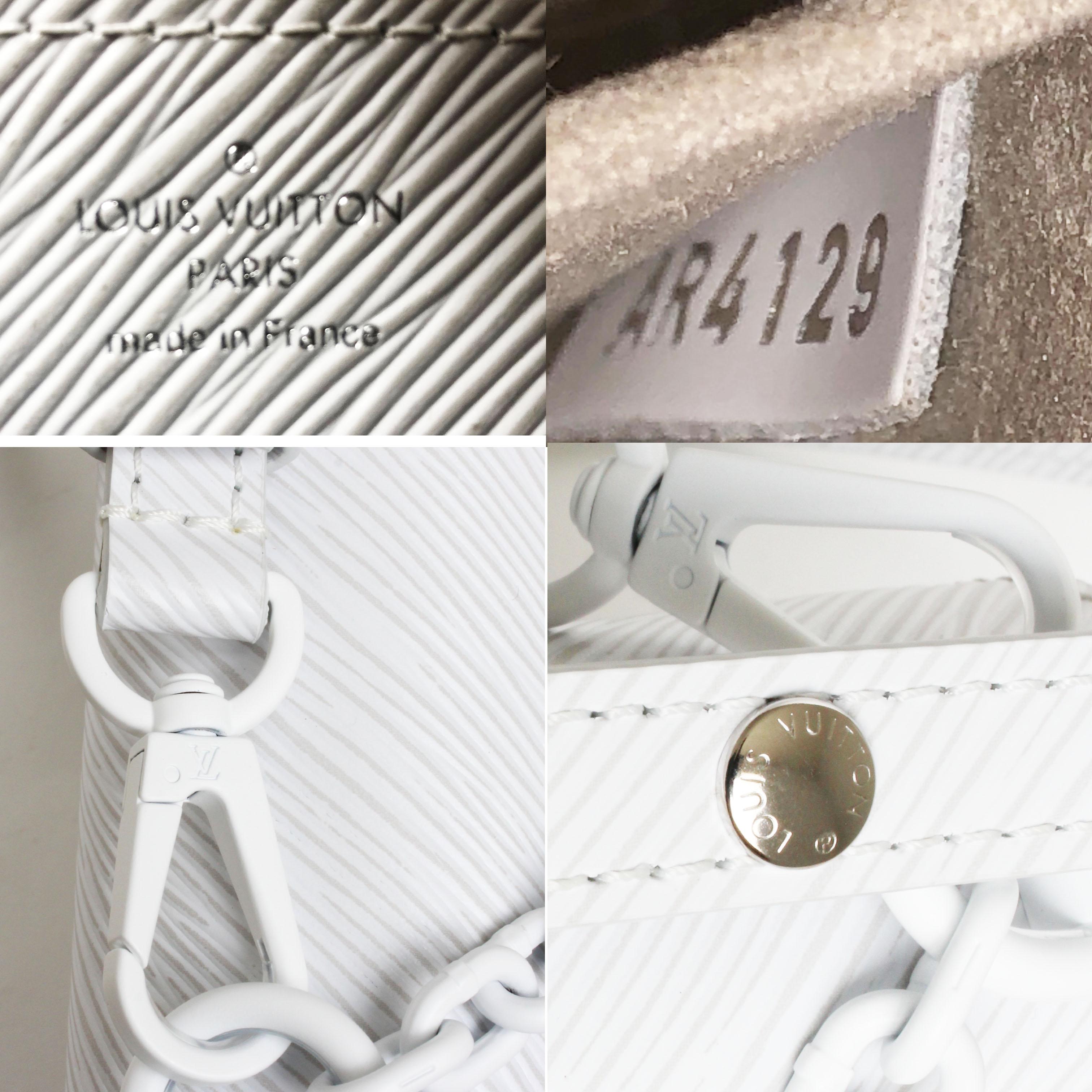 Louis Vuitton Twist PM Bag White Epi Leather New In Box  3