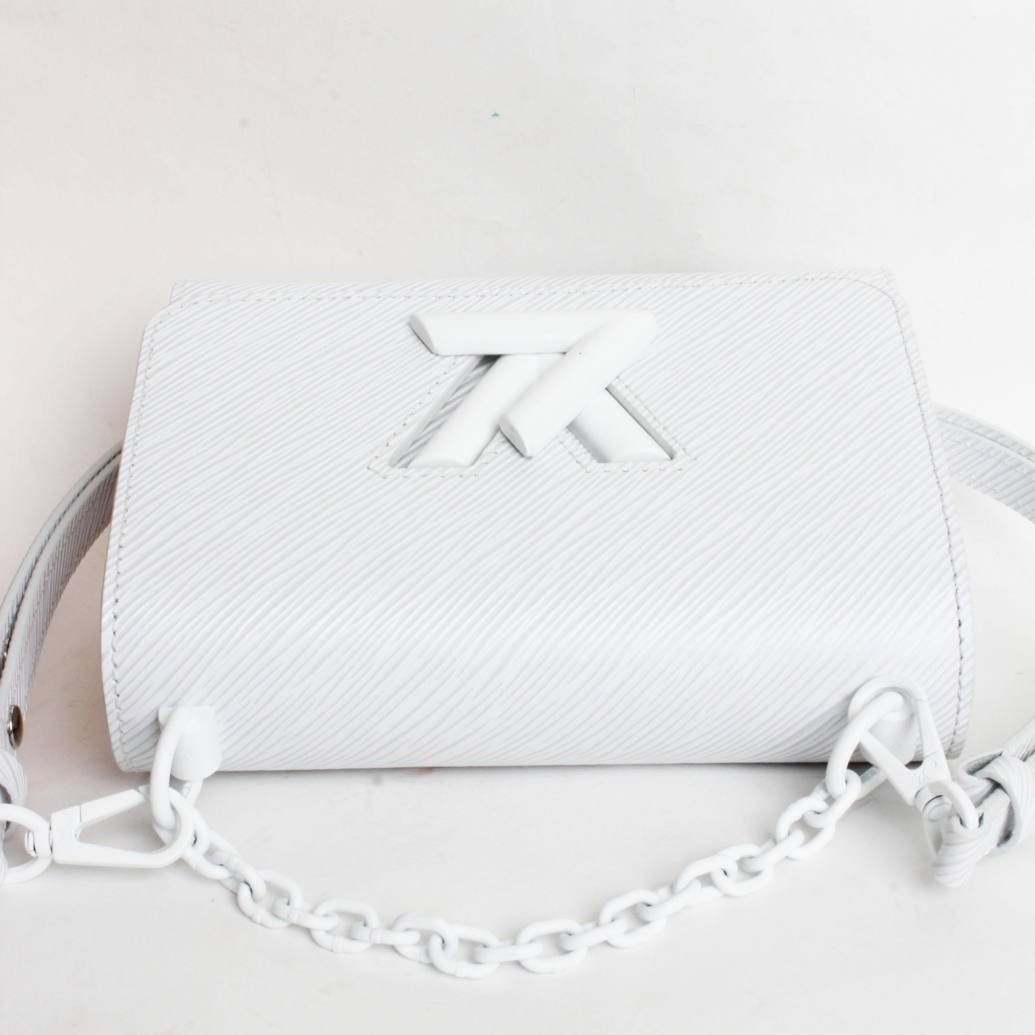 Louis Vuitton Twist PM Bag White Epi Leather New In Box  1
