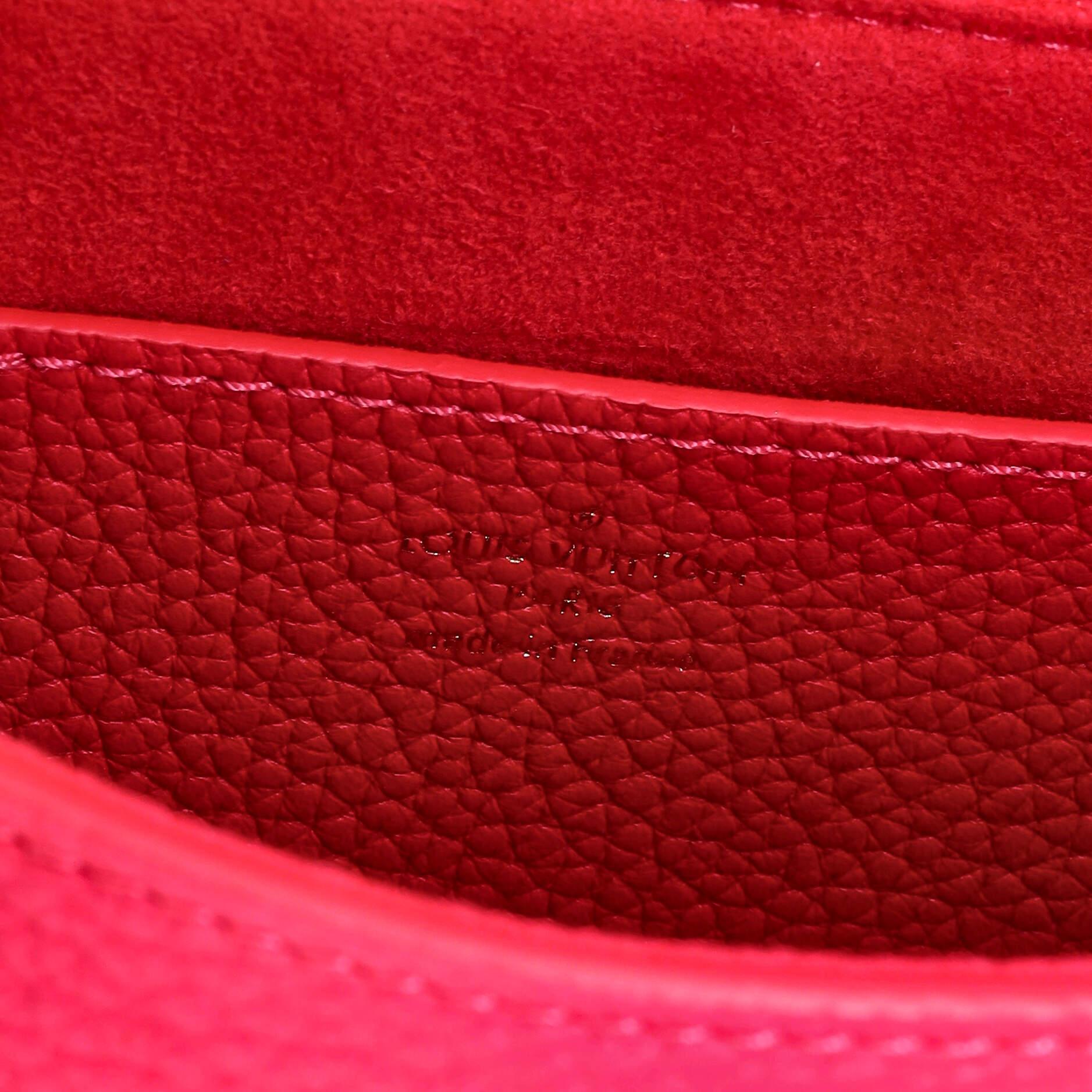 Louis Vuitton Twist Scrunchie Top Handle Bag Leather PM For Sale 4